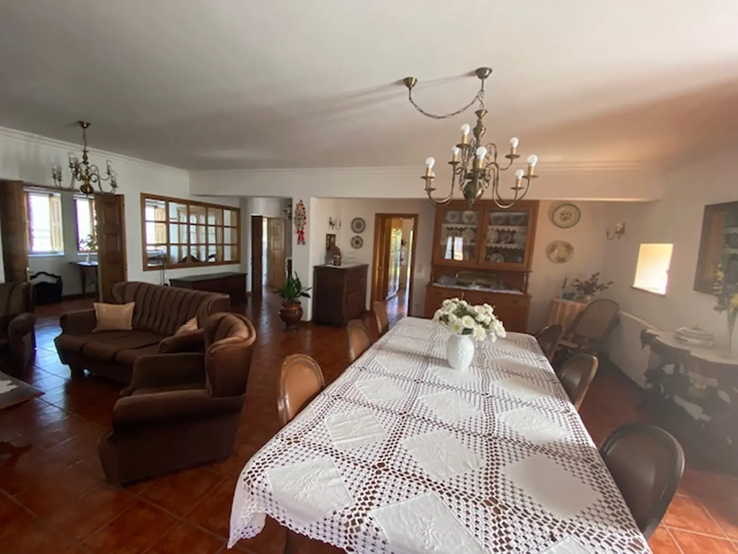 Innenansicht des Ferienhauses in Casas do Minho