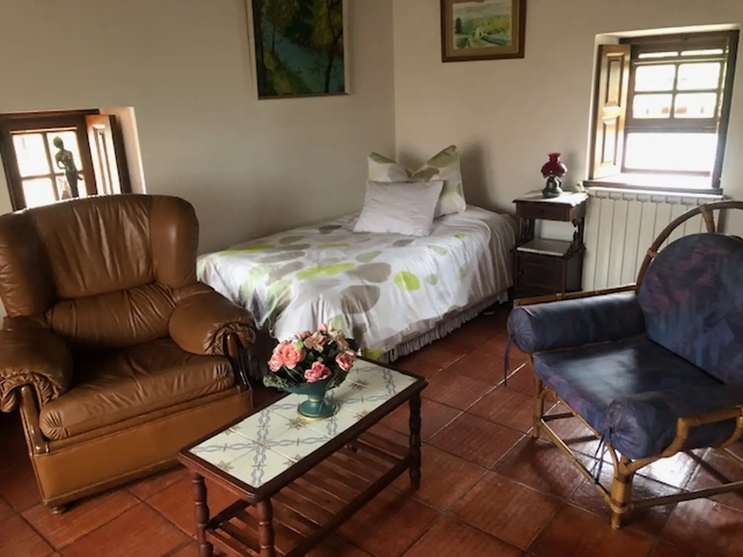 Innenansicht des Ferienhauses in Casas do Minho