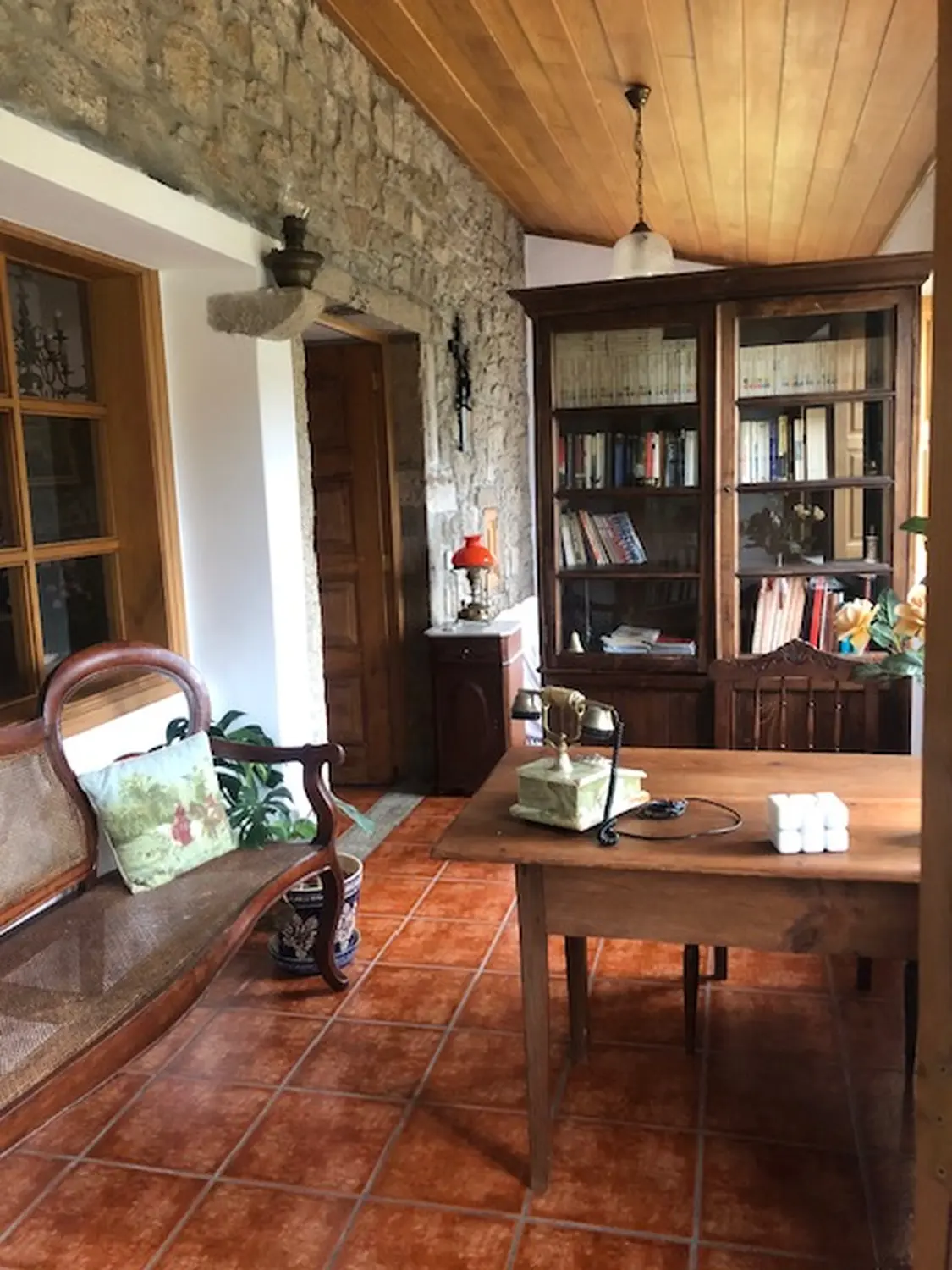 Innenansicht des Ferienhauses in Casas do Minho