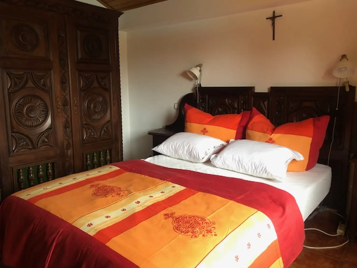 Innenansicht des Ferienhauses in Casas do Minho